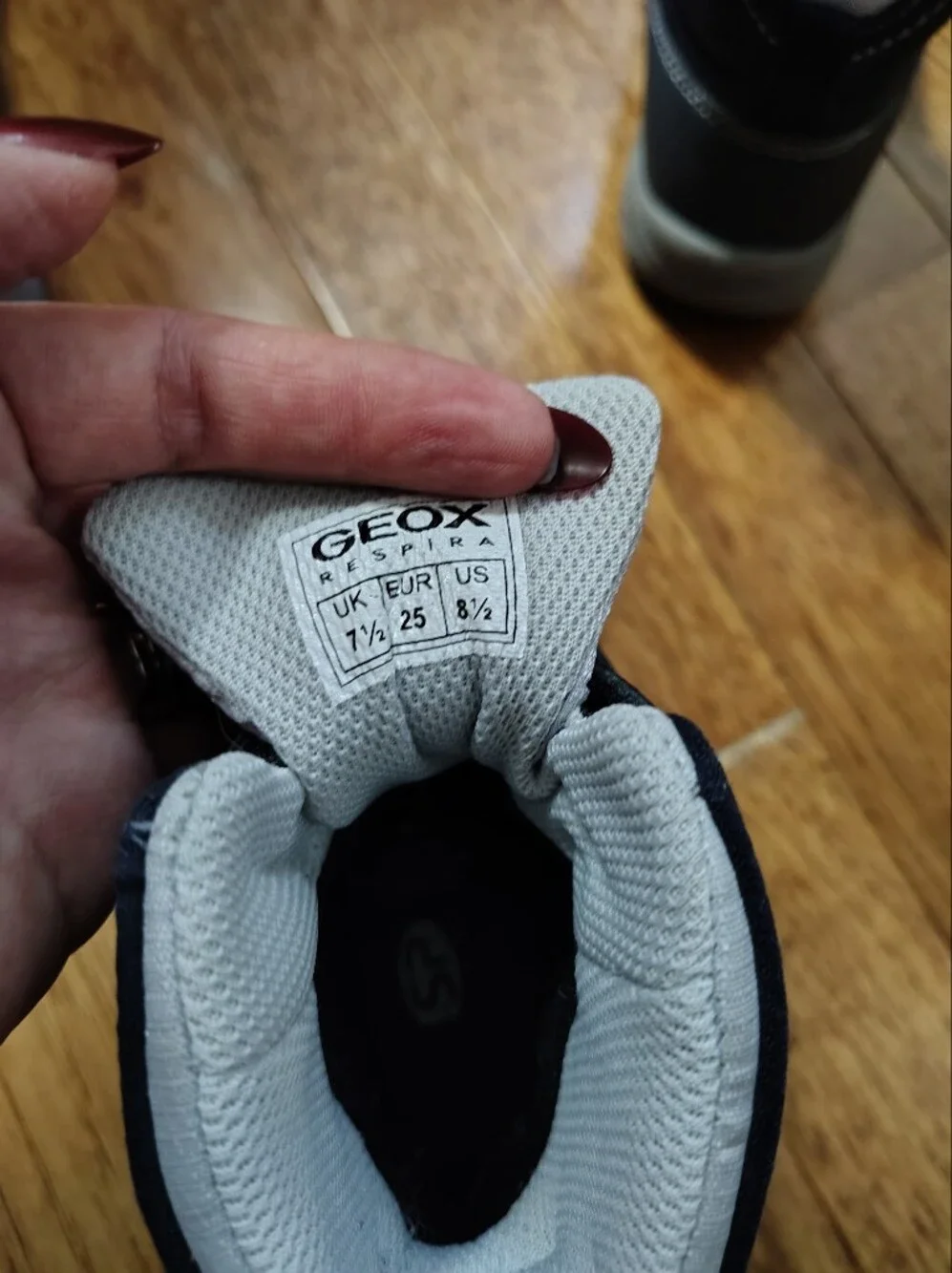 Geox Black and Gray Toddler Waterproof Snow Boots